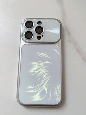 Stunning Iridescent Silver Phone Case